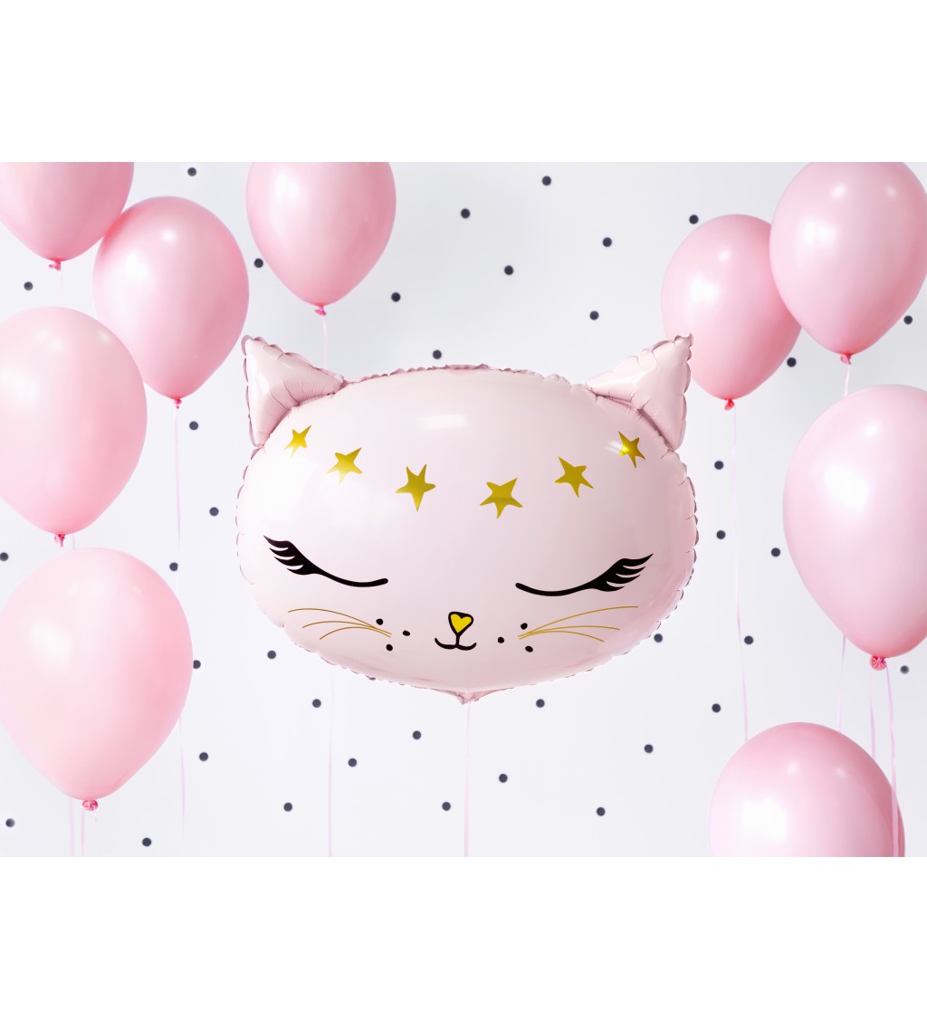 Fóliový balónek Kočička
