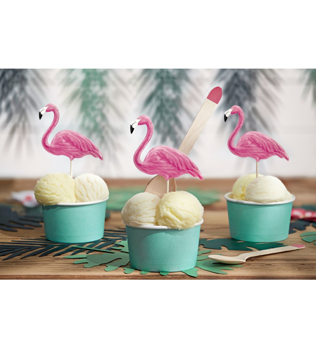 Sada zapichovátek plameňák