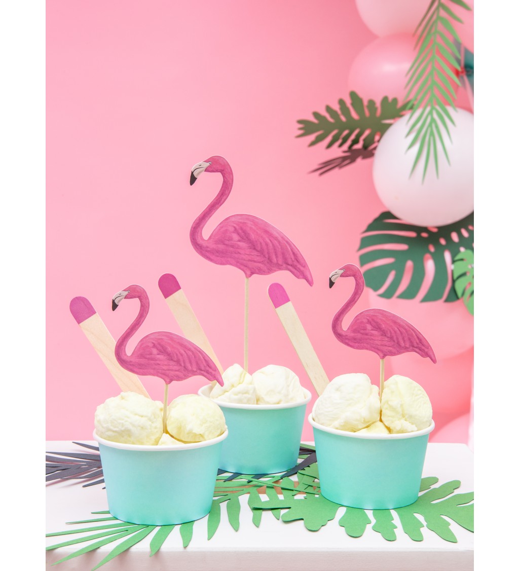 Sada zapichovátek plameňák