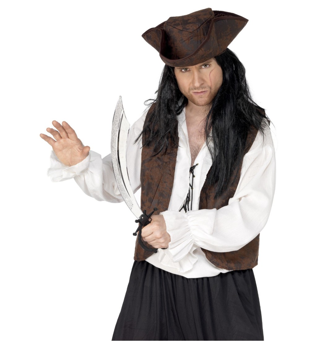 Pirátská šavle - s černou rukojetí