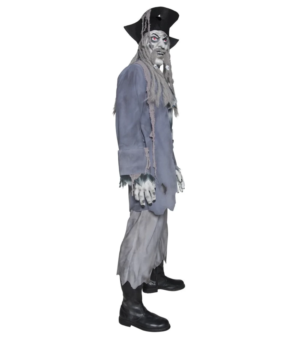 Pánský kostým - Zombie pirát dredy