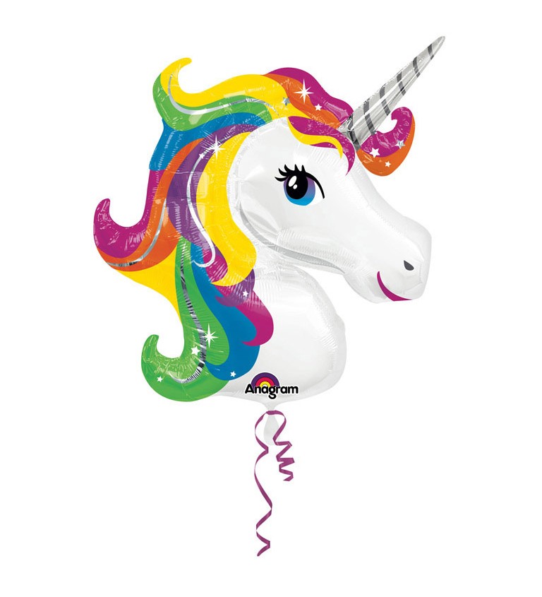 SuperShape Rainbow Unicorn Foil Balloon