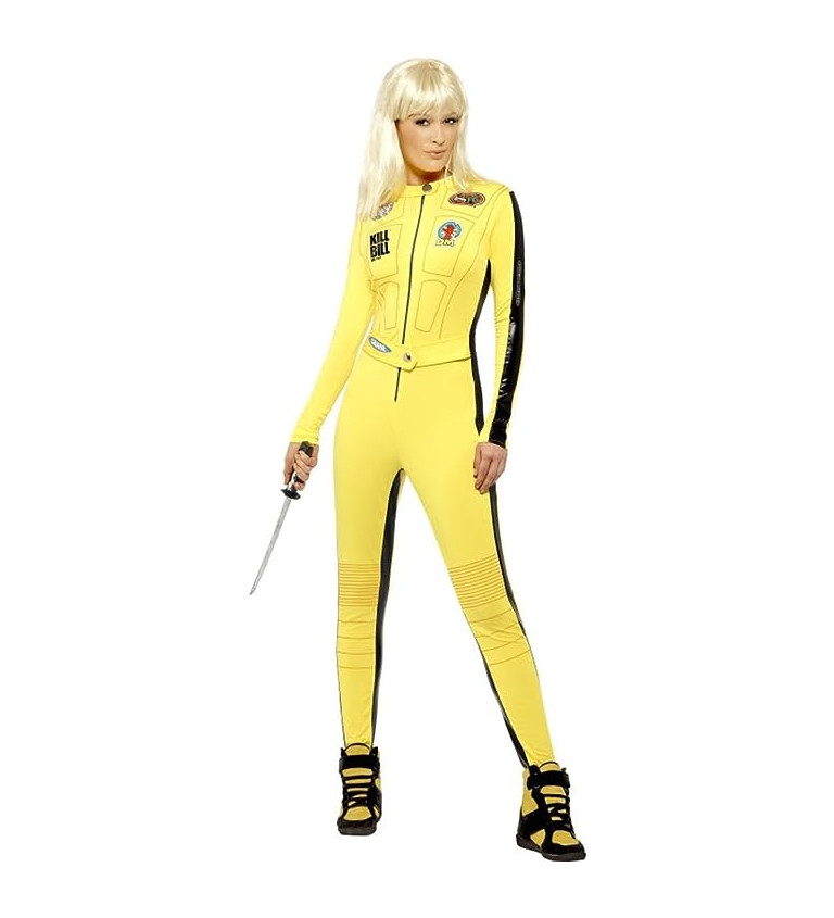 Dámský kostým - Kill Bill žlutý